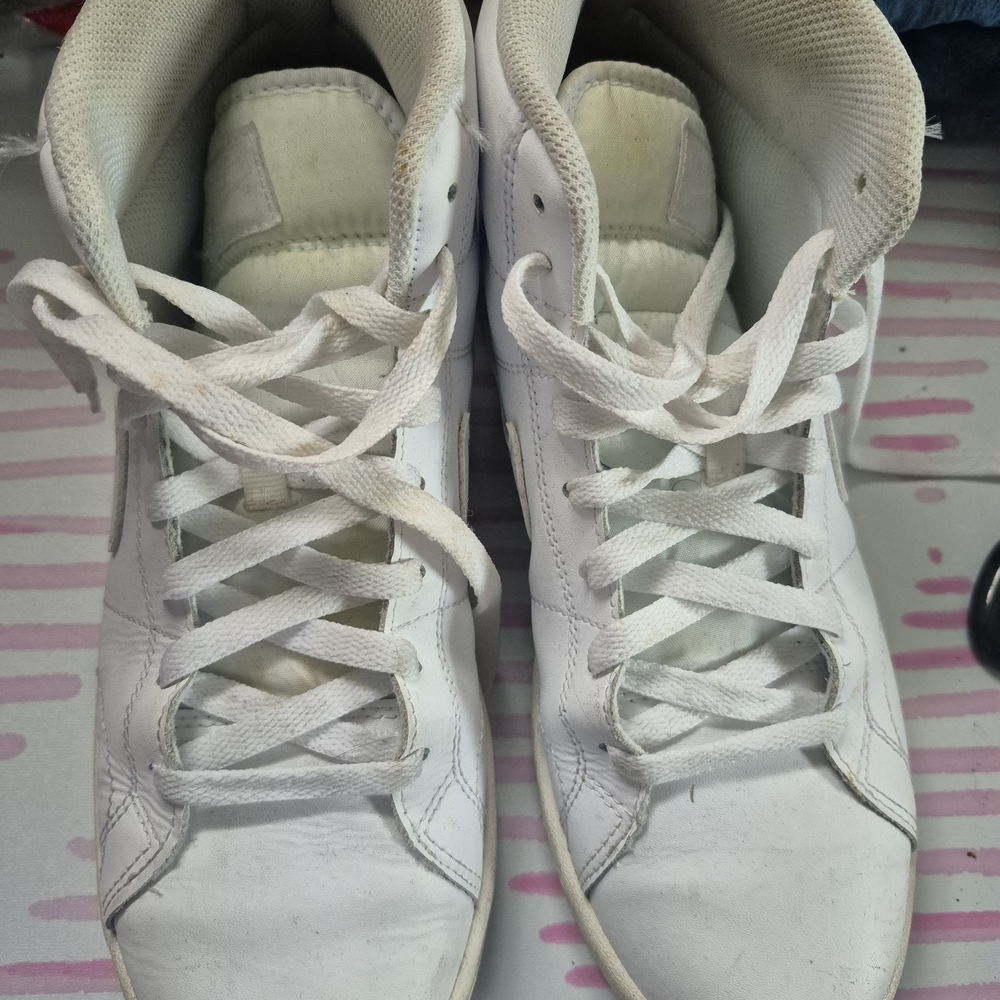 White High-Top Sneakers